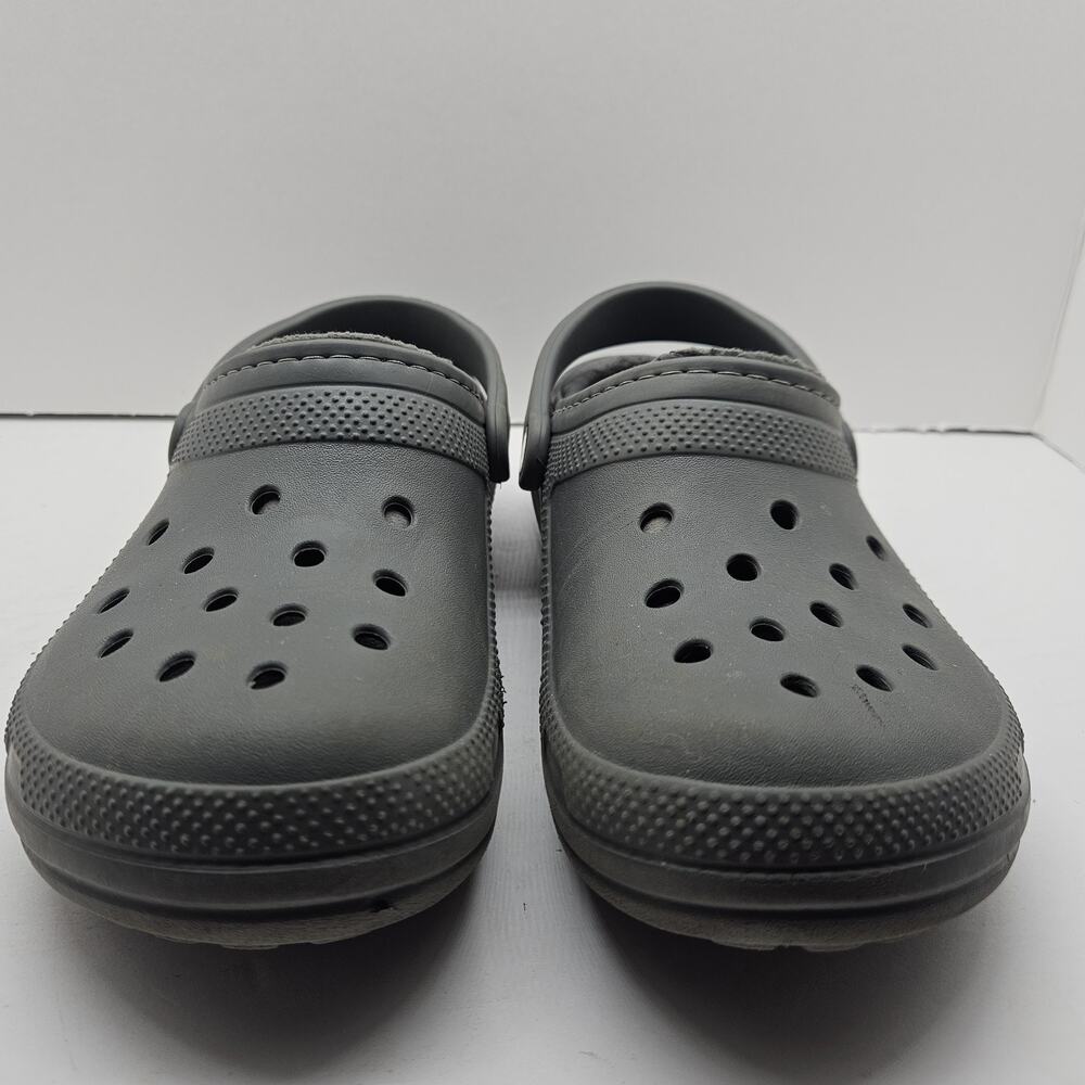 Crocs Classic Clogs Faux Fur Lined 203591 Mens Sz 7 Women's Sz 9 Dual Comfort - Picture 3 of 8